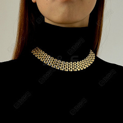 Alloy Panther Chain Choker Necklaces for Women FS-WGFF71B-02-1