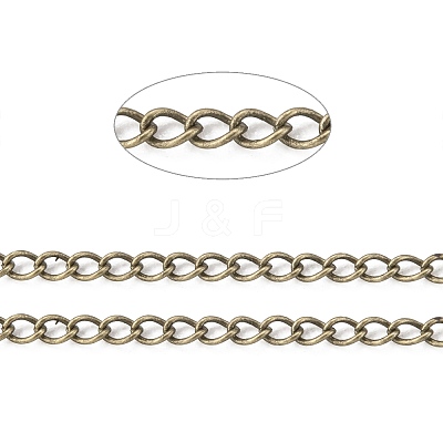 Brass Twisted Chains CHC-K006-03AB-1