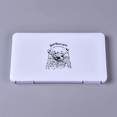 Portable Plastic Mouth Covers Storage Box CON-E022-02C-1