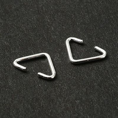 100Pcs Iron Triangle Rings IFIN-YW0001-80-1