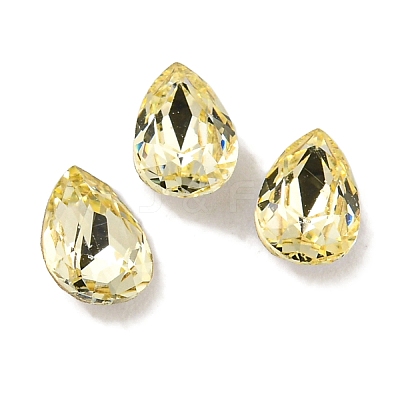 Glass Rhinestone Cabochons RGLA-L029-19B-213-1