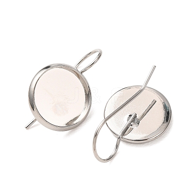 Brass Earring Hooks KK-H298-03P-1