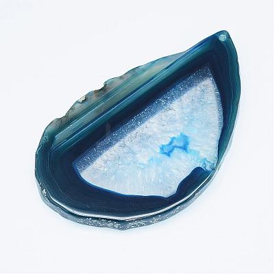 Natural Agate Slices Big Pendants G-E022-5-1