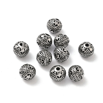 Retro 316 Surgical Stainless Steel Beads STAS-L307-17AS-15-1