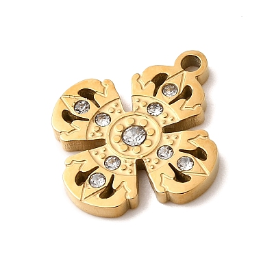 304 Stainless Steel Pendants STAS-K297-02D-G-1