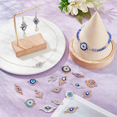Evil Eye Jewelry Making Finding Kit DIY-NB0008-22A-1