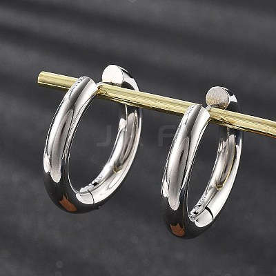 201 Stainless Steel Hoop Earrings EJEW-P304-13A-P-1