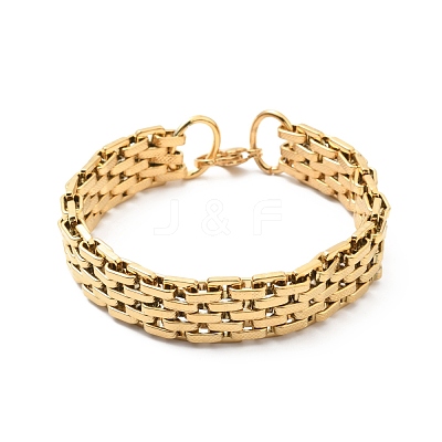 PVD Vacuum Plating 201 Stainless Steel Watch Band Bracelets STAS-E165-09G-1