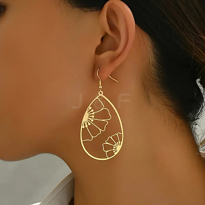 201 Stainless Steel Dangle Earrings FS-WGC9A22-01-1