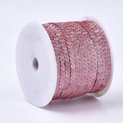 Ornament Accessories Plastic Paillette Bead Strands PVC-T006-02H-1