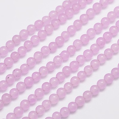 Natural & Dyed Malaysia Jade Bead Strands X-G-A146-4mm-A17-1