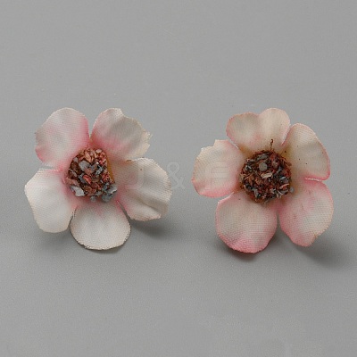 Cloth Imitation Daisy Blossom AJEW-WH0083-24B-1