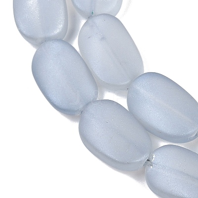 Electroplate Glass Beads Strands EGLA-C009-01B-PL03-1
