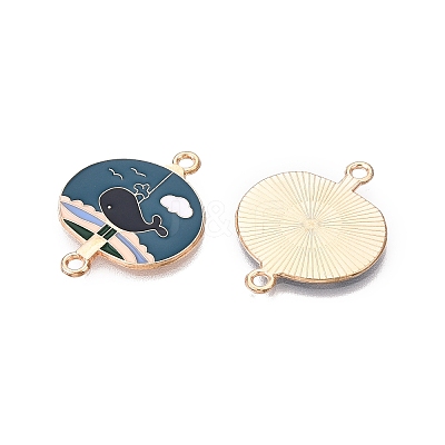 Alloy Enamel Pendants PALLOY-N176-29E-RS-1