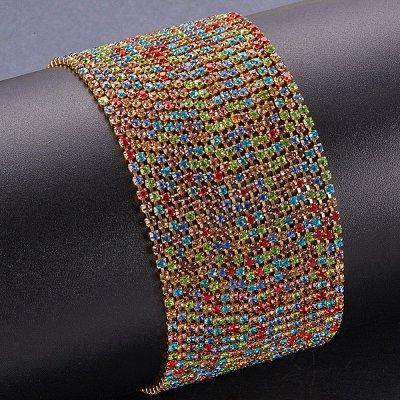 Brass Rhinestone Strass Chains CHC-R125-S6-15C-1