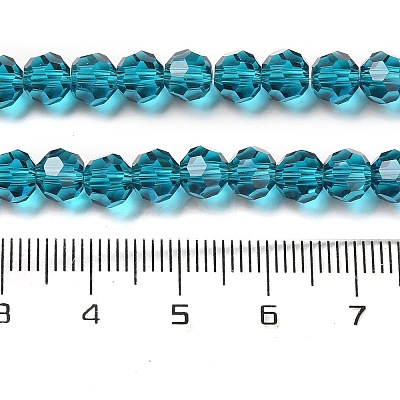 Transparent Glass Beads EGLA-A035-T6mm-D12-1