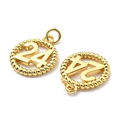 Rack Plating Brass Pendants KK-D026-07G-1