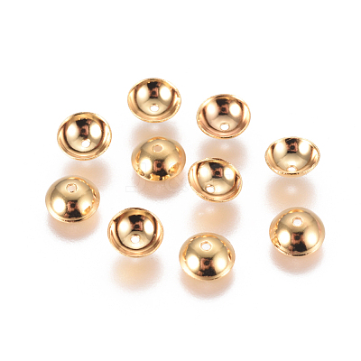PVD Vacuum Plating 304 Stainless Steel Bead Caps STAS-I120-34-G-1