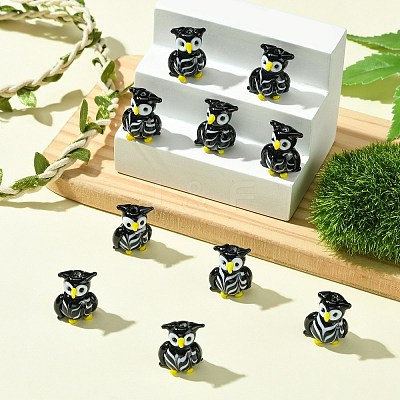 10Pcs Handmade Lampwork Beads Strands LAMP-CJ0002-08-1