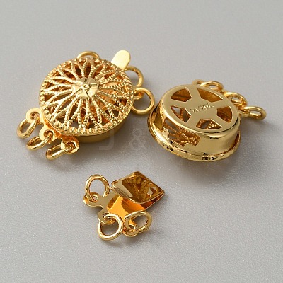 Brass Box Clasps LS-KK-WH0079-16C-G-1