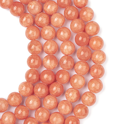Natural Mashan Jade Beads Strands DJAD-8D-18-2-1