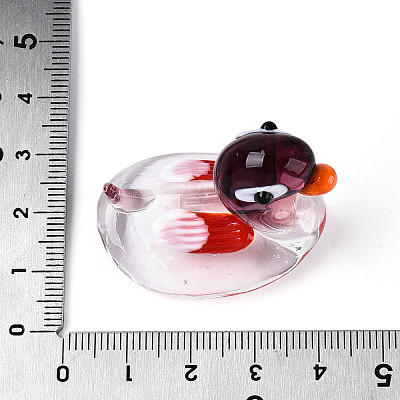 Handmade Lampwork Duck Display Decorations LAMP-T025-14A-1