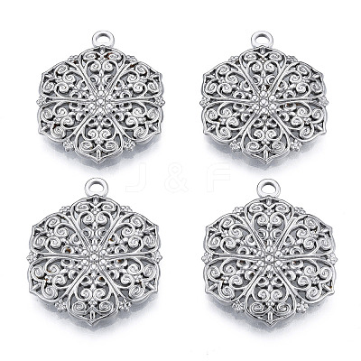 Non-Tarnish 201 Stainless Steel Pendants X-STAS-N098-206P-1