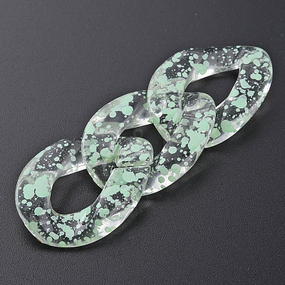 Transparent Acrylic Linking Rings OACR-N009-014A-15-1