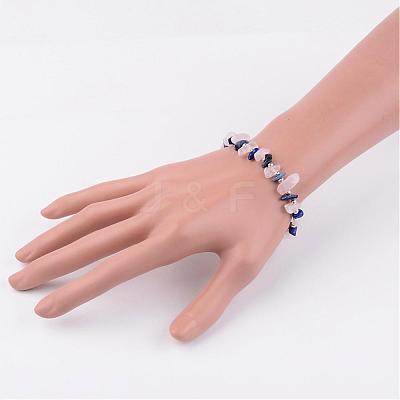 Gemstone Stretch Bracelets BJEW-JB02414-03-1