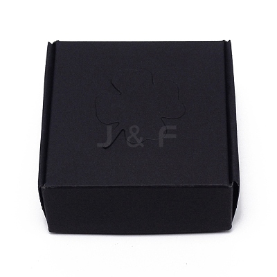Kraft Paper Fold Gift Box CON-WH0085-03-1