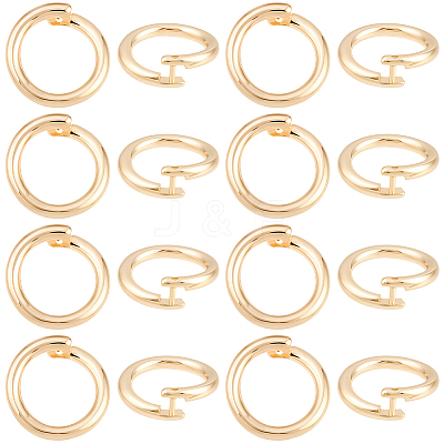 20Pcs Brass Open Jump Rings KK-BBC0023-10D-1