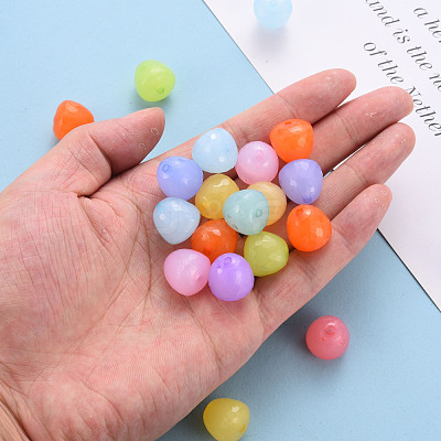 Transparent Acrylic Beads MACR-S373-10E-1