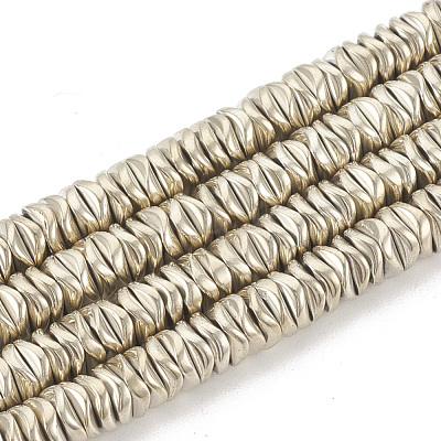 Electroplate Non-magnetic Synthetic Hematite Beads Strands X-G-N0322-01D-1