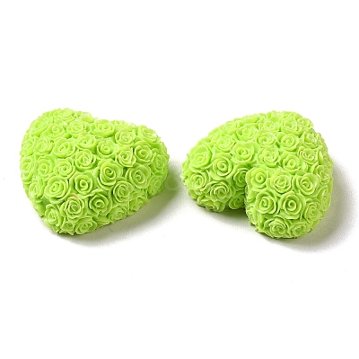Opaque Resin Cabochons LS-RESI-C024-02E-1
