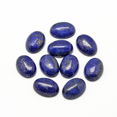 Natural Lapis Lazuli Cabochons G-R415-30x40-33-1