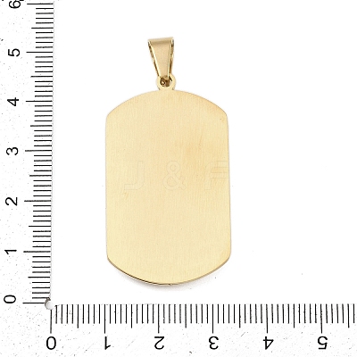 Jesus Theme 304 Stainless Steel Pendants STAS-D387-01B-PG-1