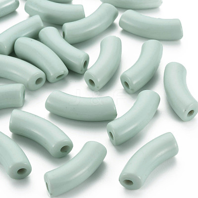 Opaque Acrylic Beads MACR-S372-001B-13-4405-1