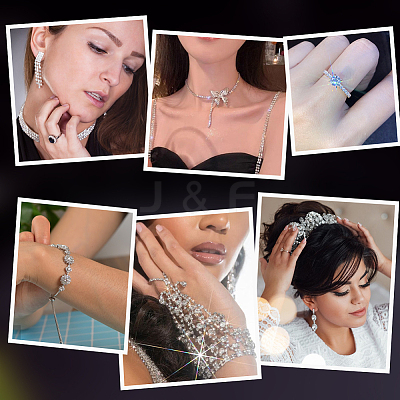 100Pcs 5 Styles Diamond Shape Grade AAA Cubic Zirconia Cabochons ZIRC-BBC0002-98-1