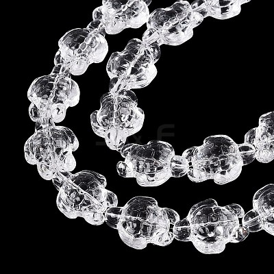 Transparent Glass Beads Strands DGLA-N021-02A-11-1
