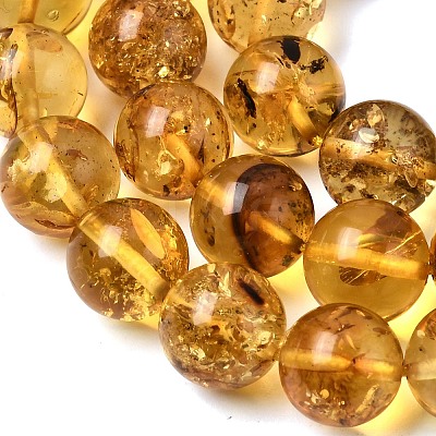 Natural Amber Beads Strands G-K376-H03-03-1