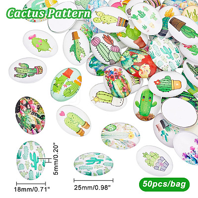 Glass Cabochons GLAA-PH0002-26A-1