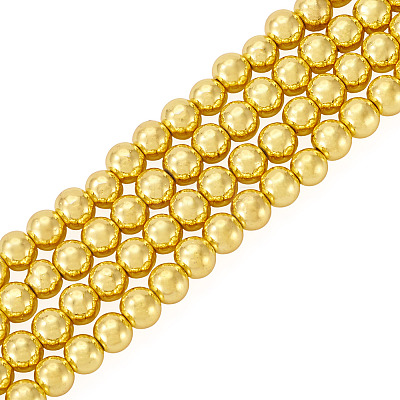 150Pcs 2 Strands Electroplate Glass Beads Strands EGLA-TA0013-57B-1