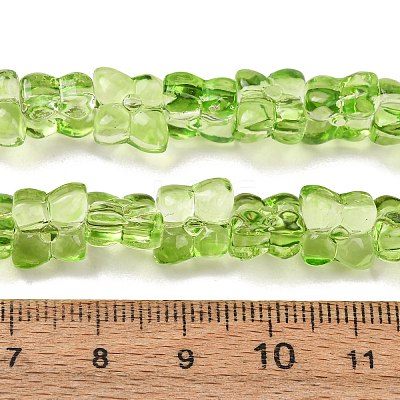 Transparent Glass Beads Strands GL-CBAAE04-01D-1