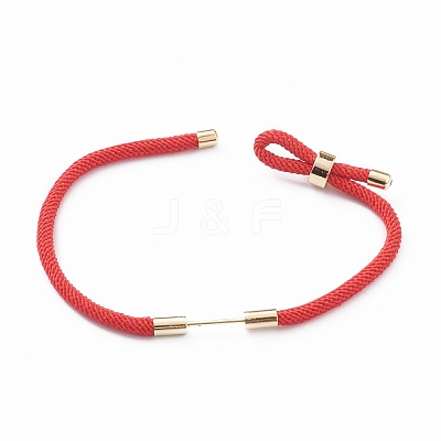 Braided Nylon Cord Bracelet Making MAK-A017-D01-06G-1