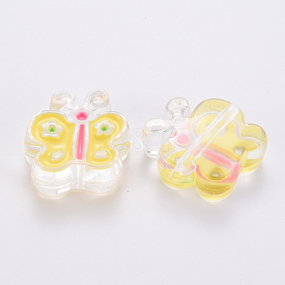 Transparent Acrylic Beads X-MACR-S374-01A-01-1
