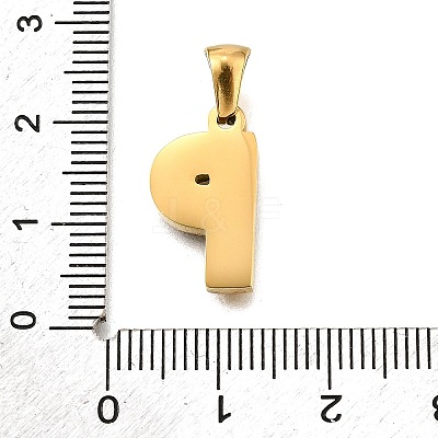 Golden 304 Stainless Steel Pendants STAS-K300-01G-P-1