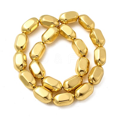 Electroplate Glass Beads Strands EGLA-F166-17-1