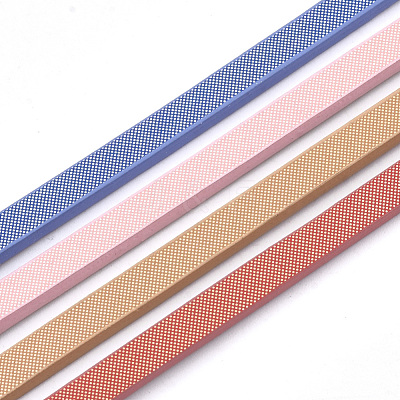 Flat Single Face Imitation Leather Cords LC-T003-04-1