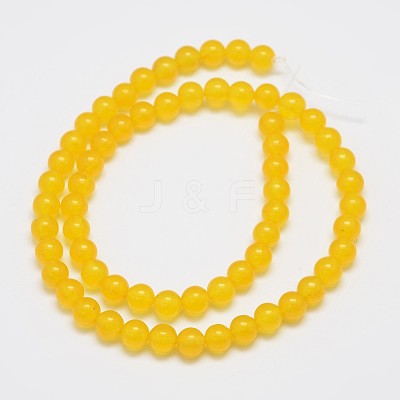 Natural & Dyed Malaysia Jade Bead Strands X-G-A146-6mm-A03-1