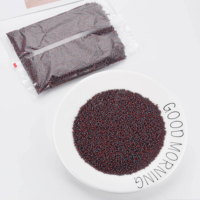 12/0 Two Tone Opaque Glass Seed Beads SEED-T006-01A-A04-1